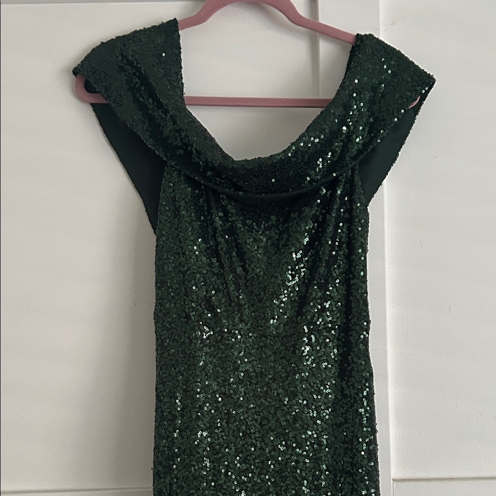 Baltic Born Sparkling Green Backless Dress